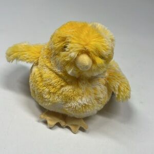 Douglas Cuddle Toys Yellow & White Plush Baby Chick ~4-5” Stuffed Easter Toy